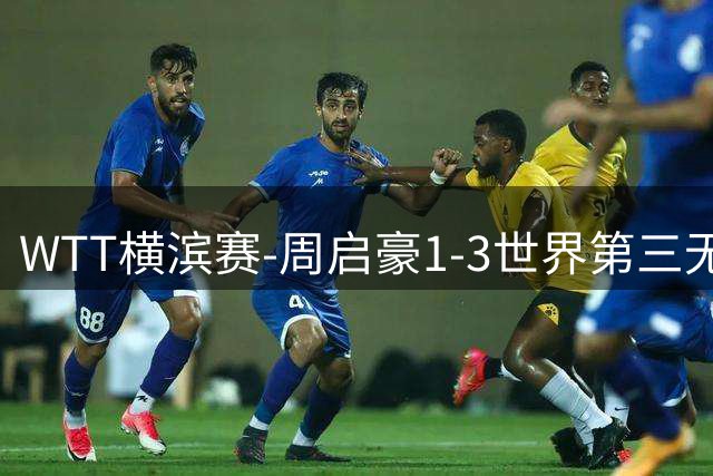 WTT横滨赛-周启豪1-3世界第三无缘16强 温瑞博1-3止步首轮